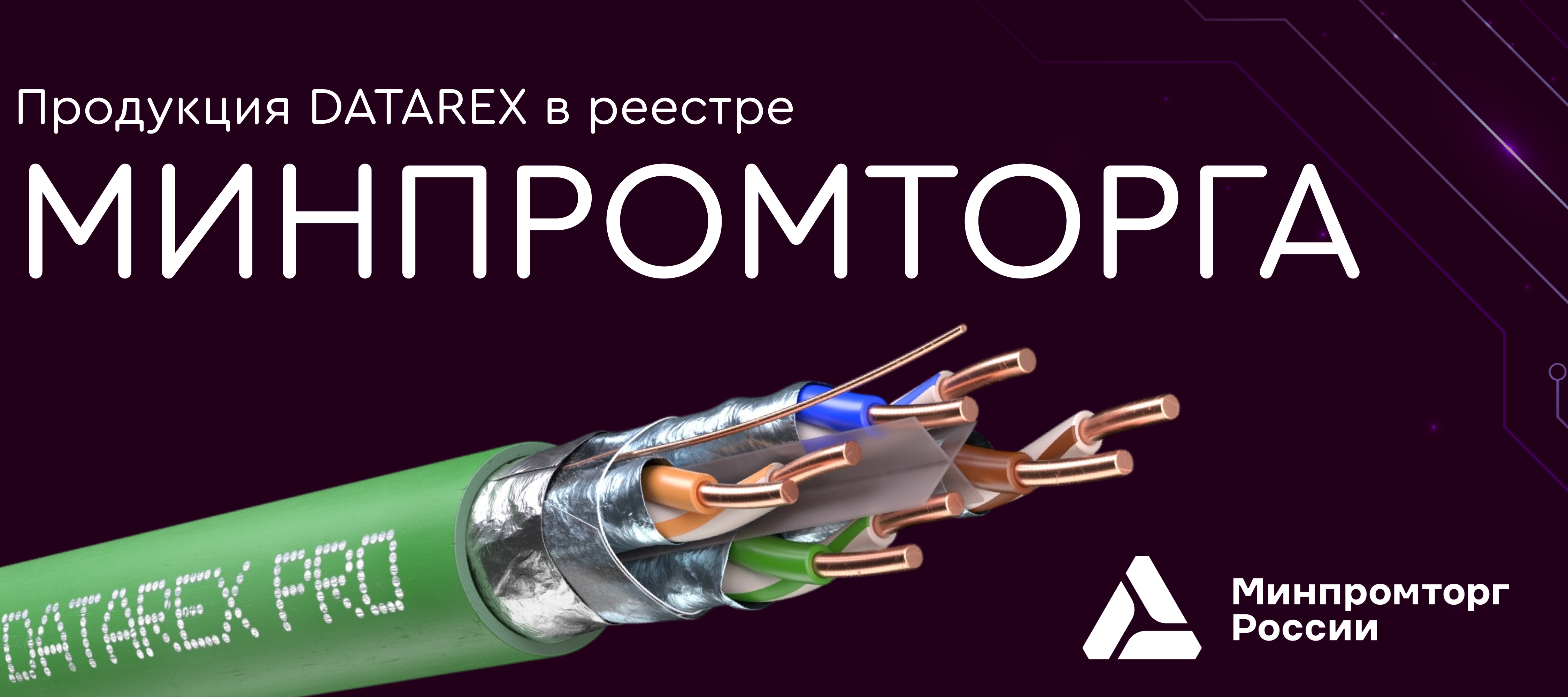 DATAREX в реестре Минпромторга